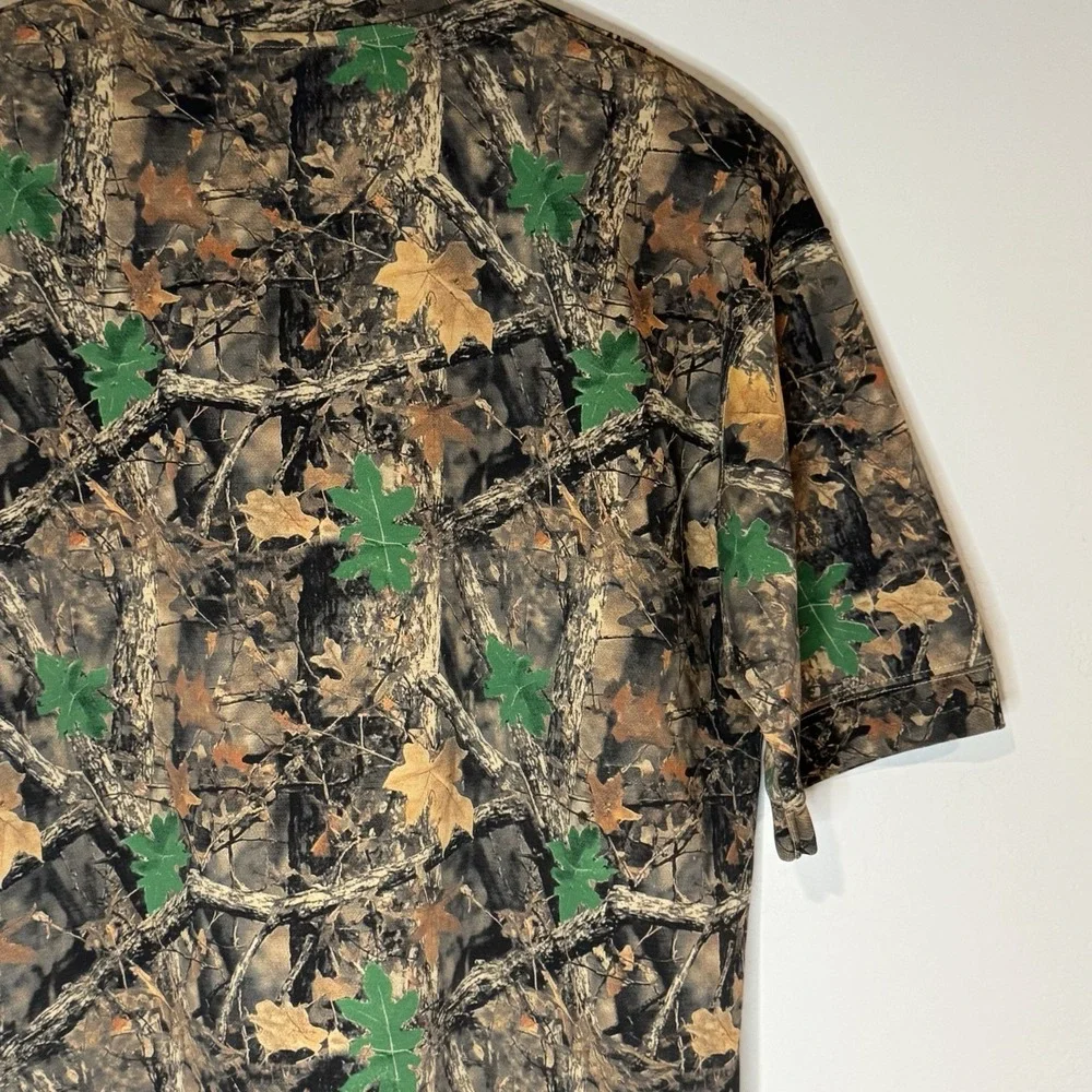Amongst Others NYC Studio Men's Camouflage Leaves Boxy Fit SZ XLarge NWT - Picture 7 of 11
